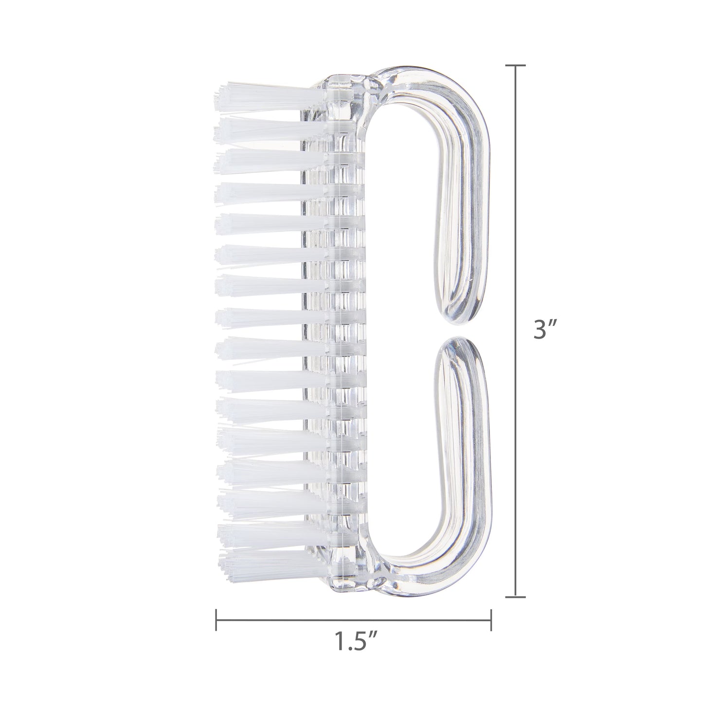 Novellea Easy Grip Nail Cleaning Brush, Soft Bristles for Deep Hand and Nail Cleaning, Ergonomic Handle